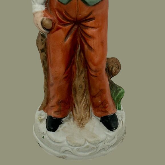 Lot Of 2 Vintage Homco Old Man & Woman 9” Hand Painted Porcelain Figurines - Picture 13 of 16